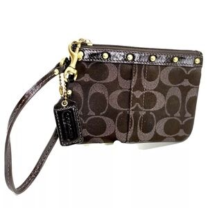 COACH SIGNATURE STUDDED WRISTLET #42097